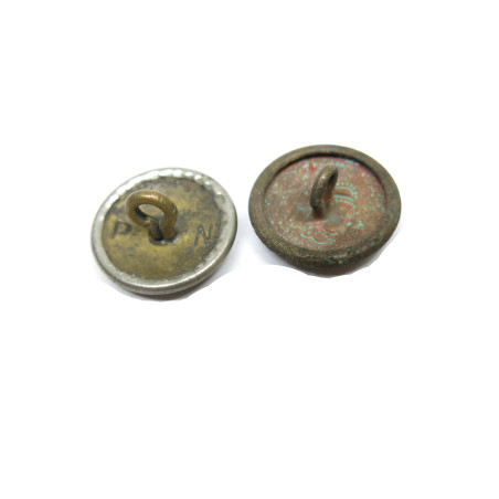 Lot de 2 boutons originaux Allemand veste Wh Ref  46
