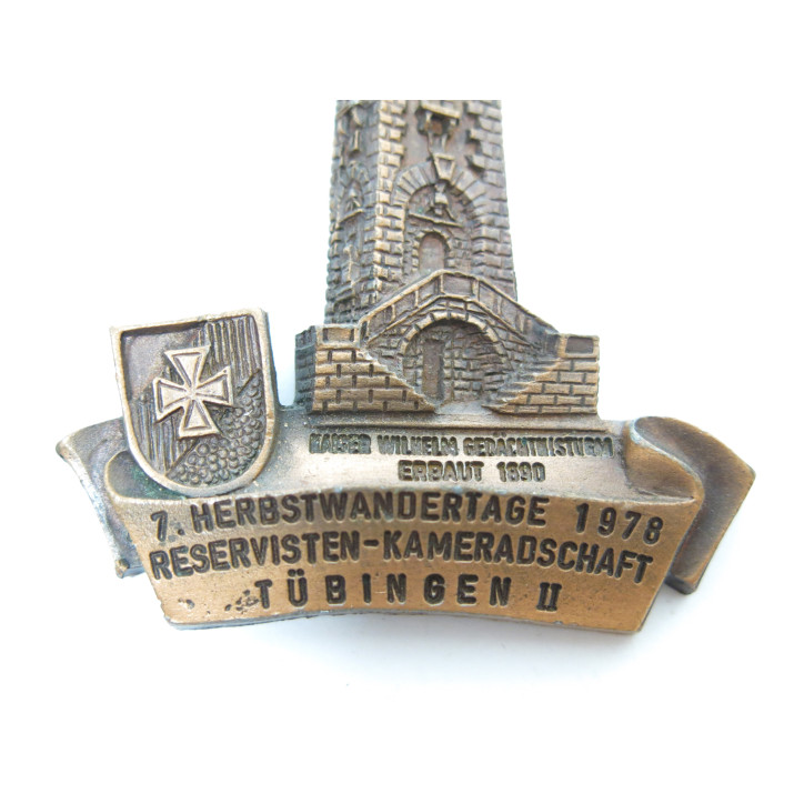 Médaille commemo Tubingen Allemande 1978 Réf 120