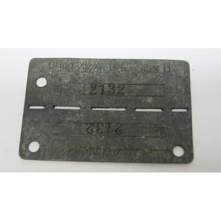 Dog tag  officer  OFLAG ww2 ref  2132 