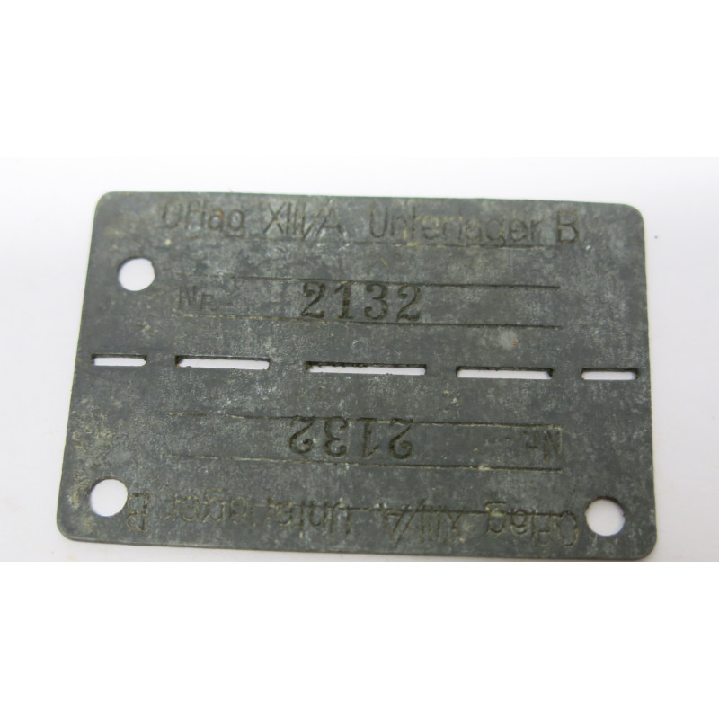 Dog tag  officer  OFLAG ww2 ref  2132 