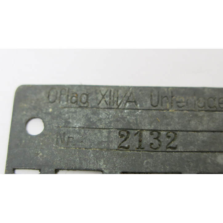 Plaque originale d'identification  Oflag officier  Ref  2132