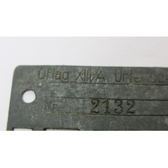 Dog tag  officer  OFLAG ww2 ref  2132 