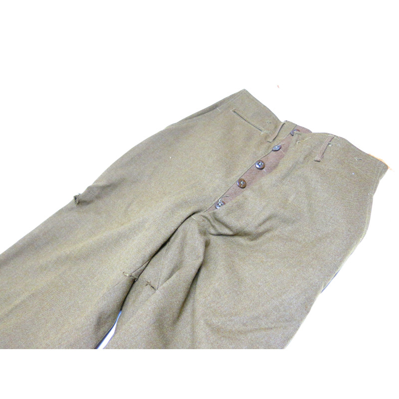 Pantalon moutarde US M37 original WW2 - 1944 ref 144 