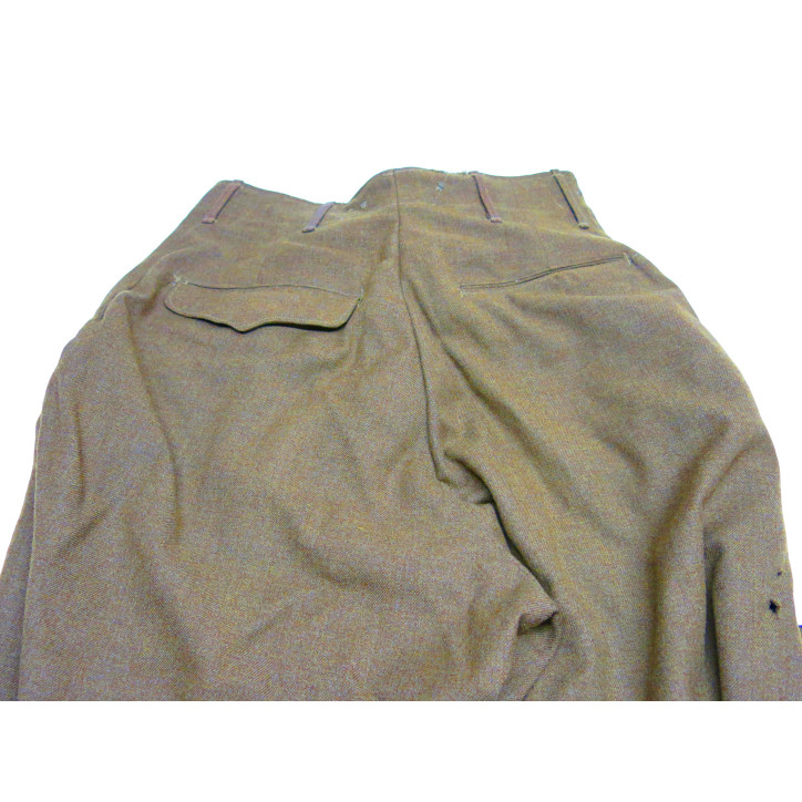 Pantalon moutarde US M37 original WW2 - 1944 ref 144 