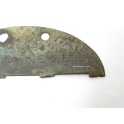 Demi plaque grenadier  identification originale Allemande Normandie  Ref 406
