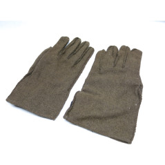 Paire de gants hiver US army en laine et cuir Réf 258