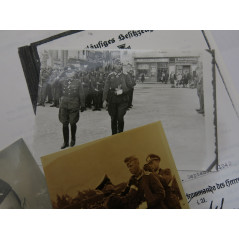 3 Photos dédicacées  Ritterkreuz 1942 soldat Vogelsang   ref  120 