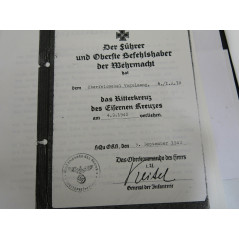 3 Photos dédicacées  Ritterkreuz 1942 soldat Vogelsang   ref  120 