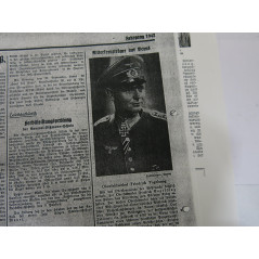 3 Photos dédicacées  Ritterkreuz 1942 soldat Vogelsang   ref  120 