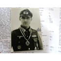 1 Photo dédicacée  Ritterkreuz 1941 soldat Heinz Hawelka    ref  122 