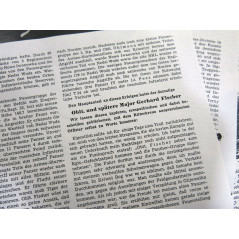 1 Photo Panzer division dédicacée  Ritterkreuz 1941 soldat  Fischer Gerhard   ref  124