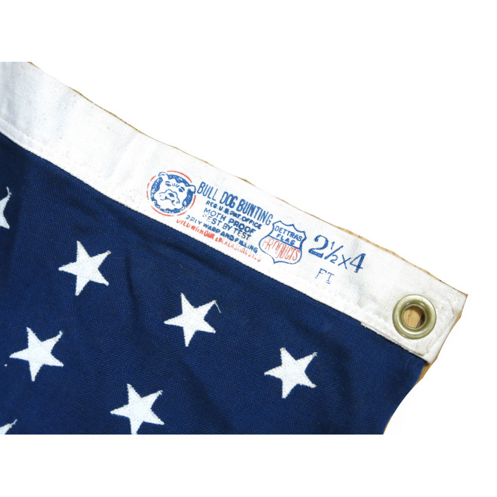 Drapeau Américain original 48 étoiles WW2 1.20 x 0.70 m   ref 100