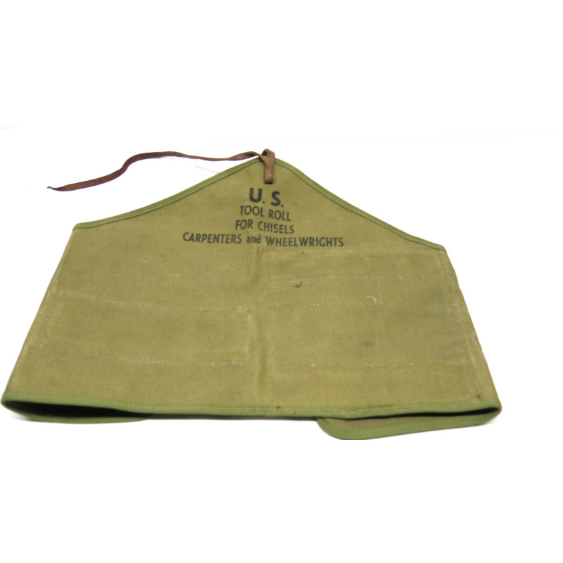 Trousse tissu pour  outillage US army datée 1942 ref 412 