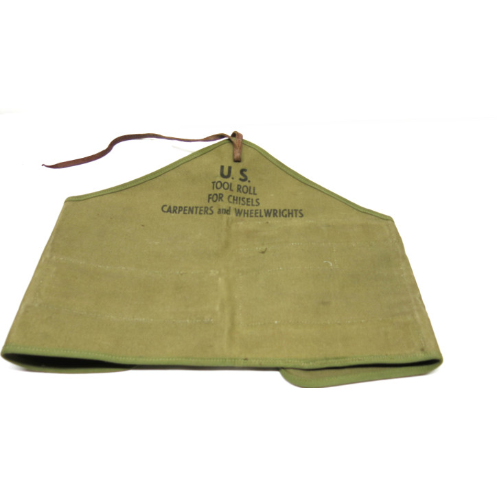 Trousse tissu pour  outillage US army datée 1942 ref 412 