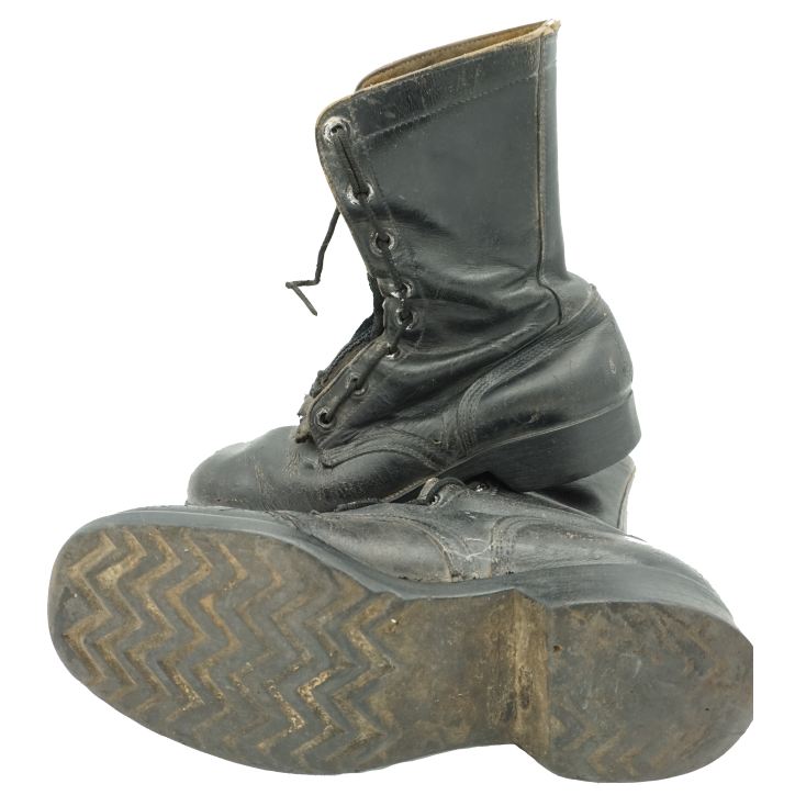 Bottes de combat US Vietnam originales avec Zipper 6R