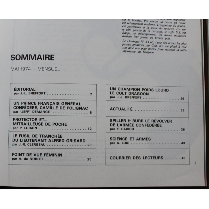 Album Gazette des Armes II : du No 12 à 17