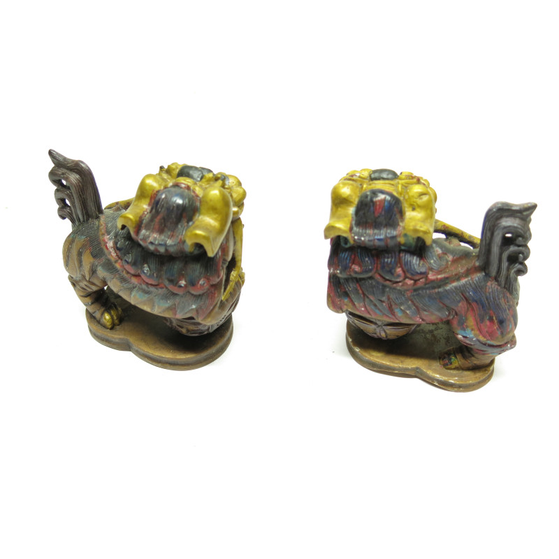 2 supports en pierre  pour pipe asiatique  