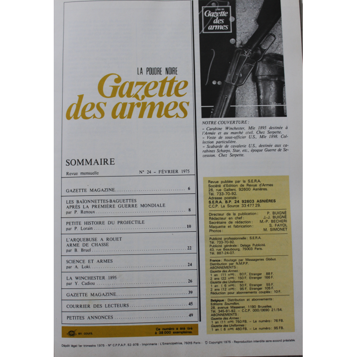 Album Gazette des Armes IV : du No 24 à 29