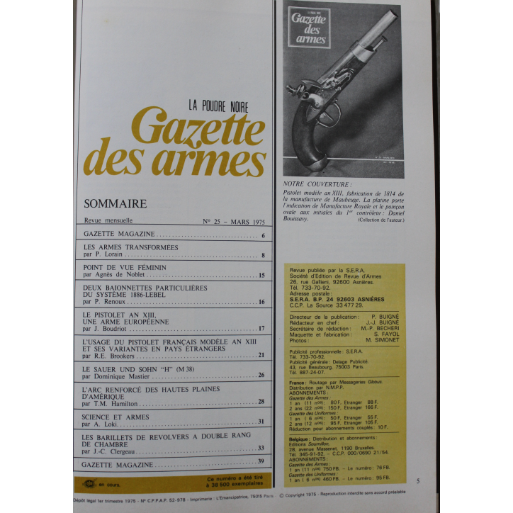 Album Gazette des Armes IV : du No 24 à 29