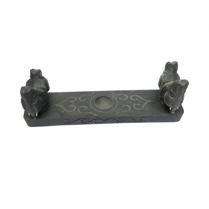 Support en bois  pour pipe asiatique  