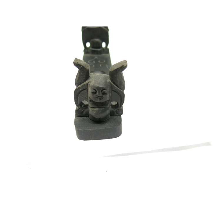 Support en bois  pour pipe asiatique  