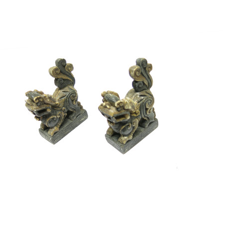 2 supports en pierre  pour pipe asiatique  