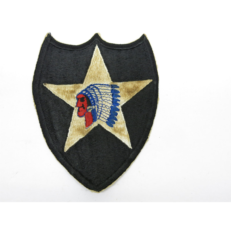 Insigne tissu original India Head US army ww2   ref 100