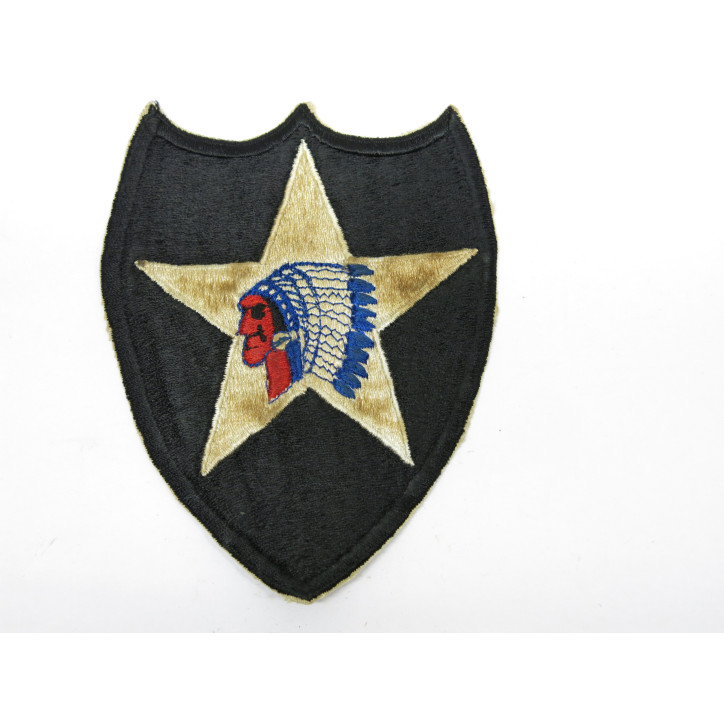 Insigne tissu original India Head US army ww2   ref 100