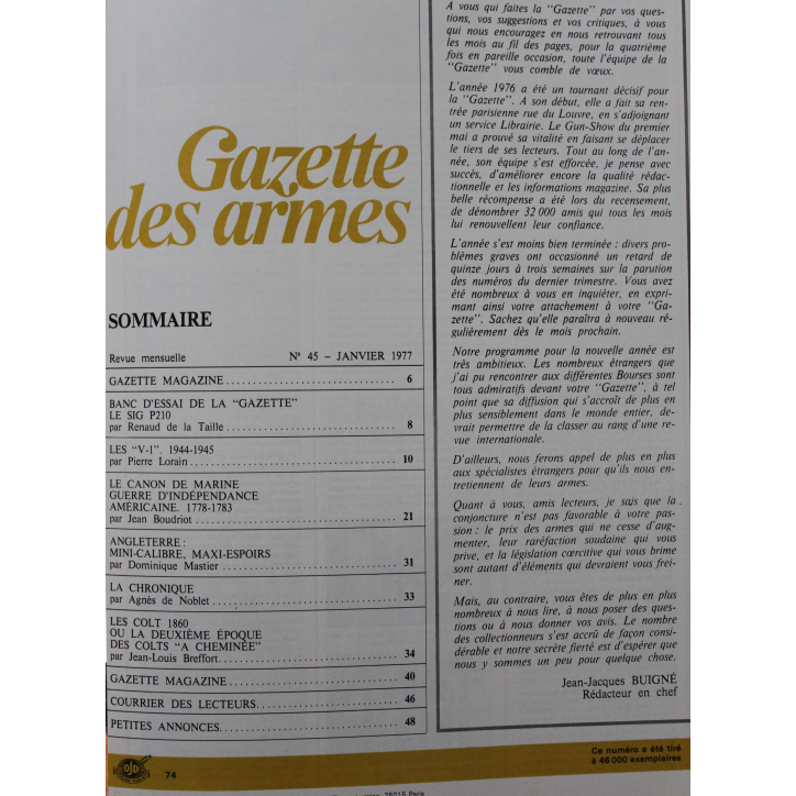 Album Gazette des Armes VI : du No 42 à 47