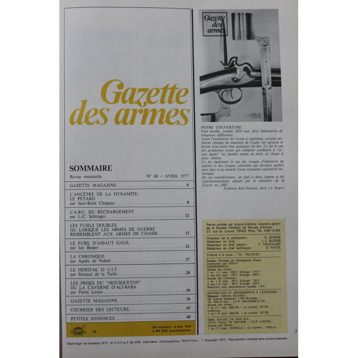 Album Gazette des Armes VIII : du No 48 à 53