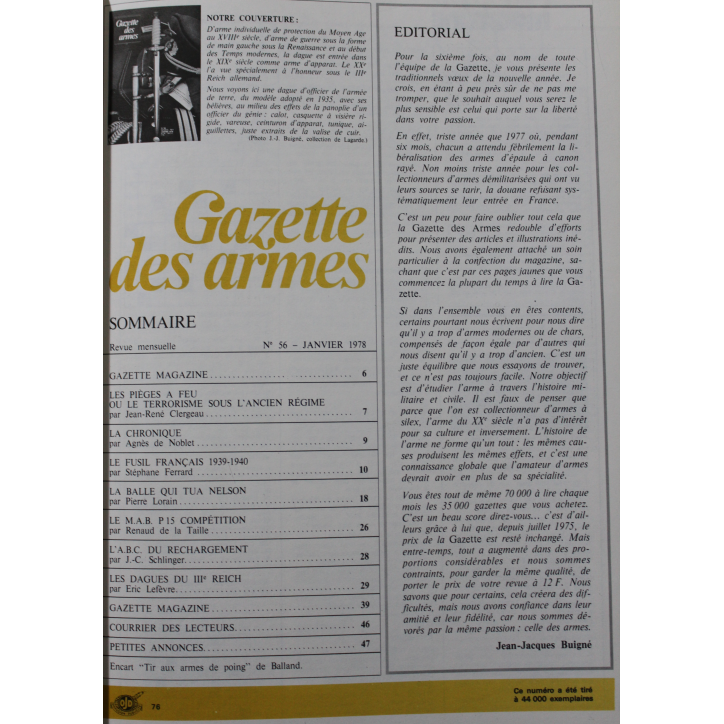 Album Gazette des Armes IX : du No 54 à 59