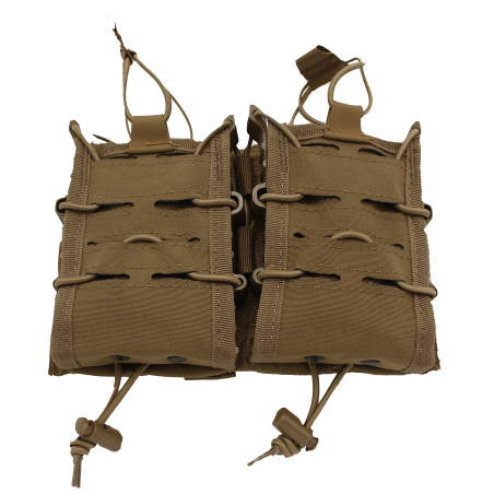 Porte chargeurs double tactique renforcé Sable