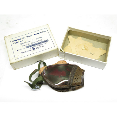 Lunette US type E1 avec sa boite  ref 89 