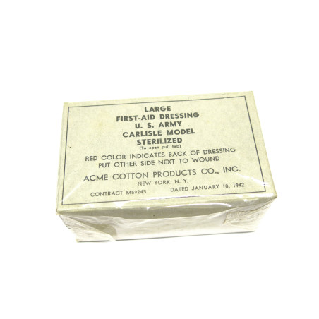 Pansement original large US ww2 ref  489 