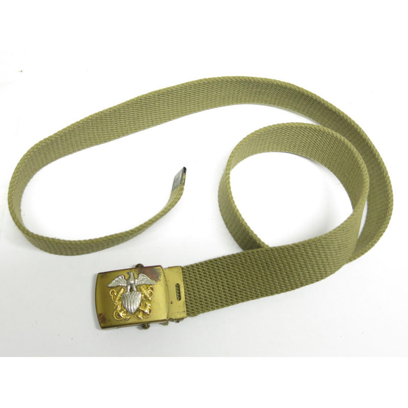 Ceinture de pantalon officier originale US WW2 - 1945 ref 82