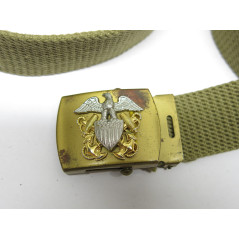 Ceinture de pantalon officier originale US WW2 - 1945 ref 82