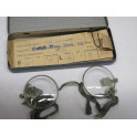 Boite en tole avec lunette Dienst  brille Allemande originale  ww2 ref 102  ref 44