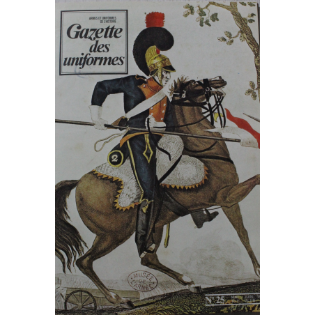 Album Gazette des Uniformes Vol II : du No 25 à 30 avec couverture illustrée