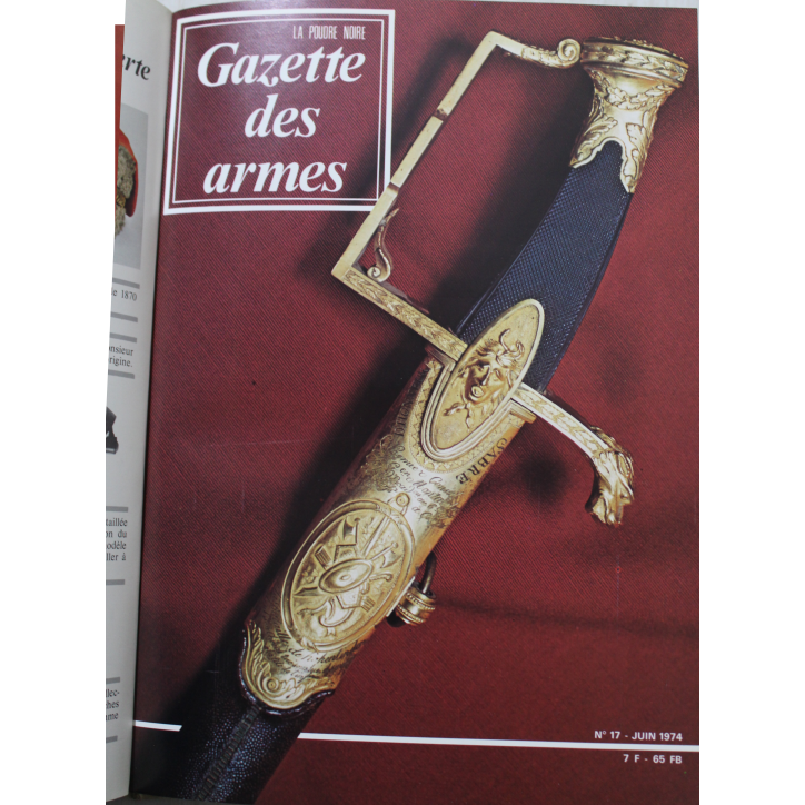 Album Gazette des Armes II avec couverture illustrée : du No 12 à 17