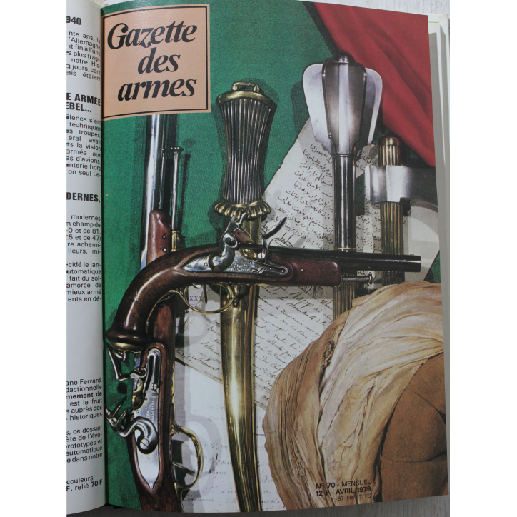 Album Gazette des Armes XI avec couverture illustrée : du No 66 à 71