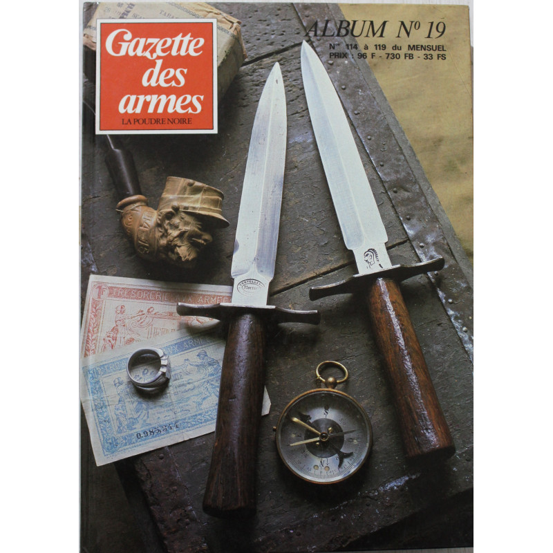 Album Gazette des Armes XIX avec couverture illustrée : du No 114 à 119