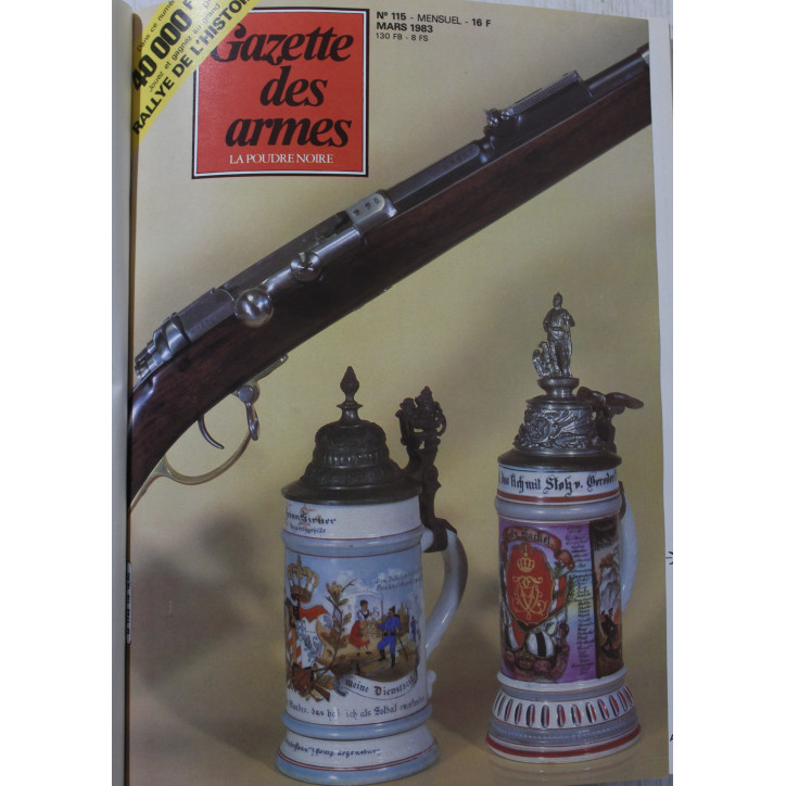 Album Gazette des Armes XIX avec couverture illustrée : du No 114 à 119