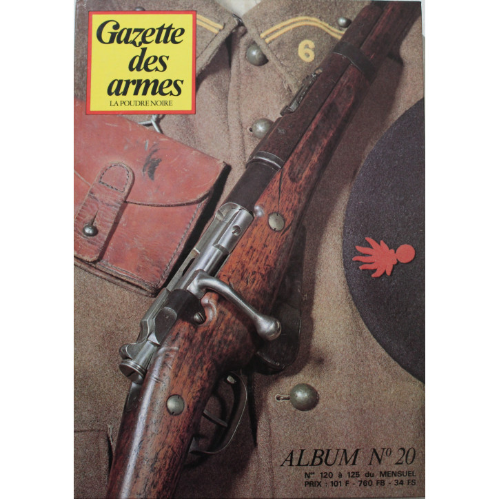 Album Gazette des Armes XX avec couverture illustrée : du No 120 à 125