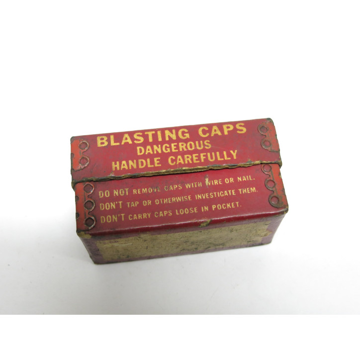 Boite vide detonateurs US army Blasting caps Dupont ref 45 