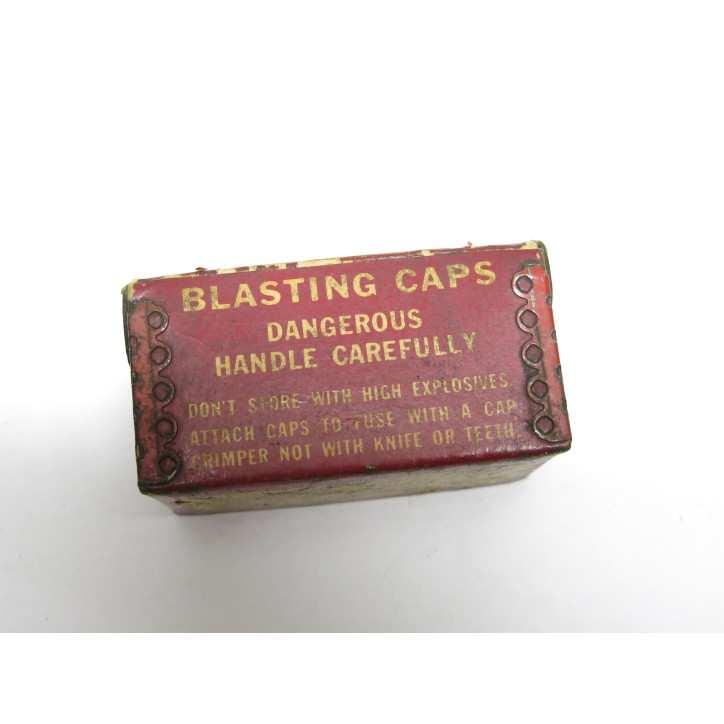 Boite vide detonateurs US army Blasting caps Dupont ref 45 