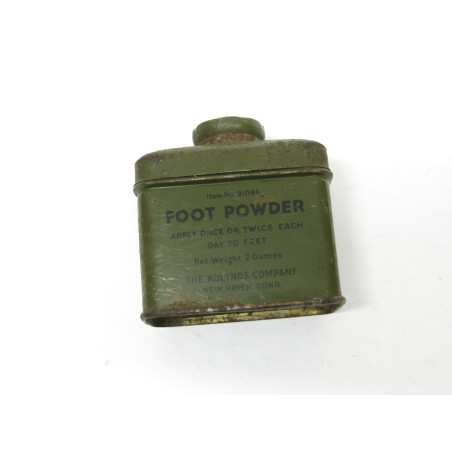 Boite Foot Powder US army ww 2ref 723 