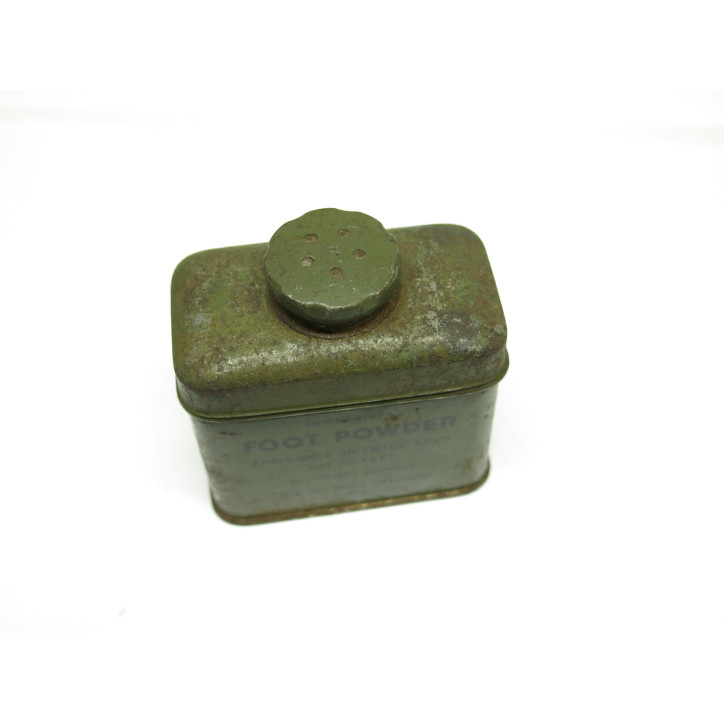 Boite Foot Powder US army ww 2ref 723 