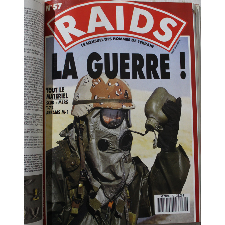 Album No 12 RAIDS : Revues No 56 à 59 + Hors Série