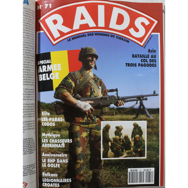 Album No 15 RAIDS : Revues No 70 à 74