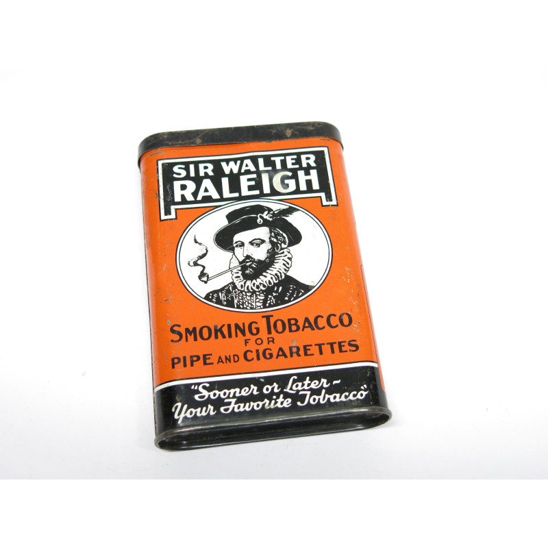 Boite vide métal tabac RALEIGH US ww2 Ref 789 